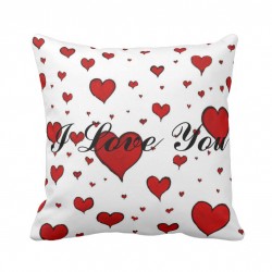 Valentine Heart Throw Pillow