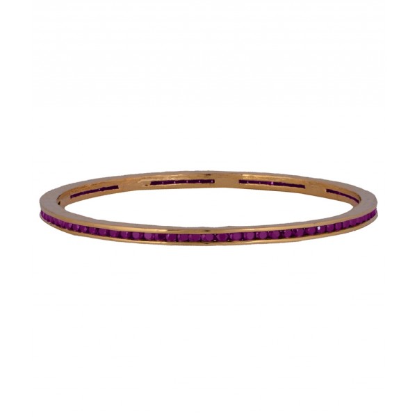 Pink Copper Gold Plated Bangle Set