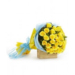 30 Yellow Roses Bunch