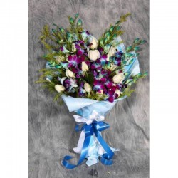 Orchids and Roses Bouquet