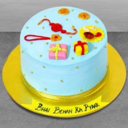 Rakhi Design Fondant Cake