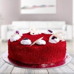 Half Kg Red Velvet  Cake