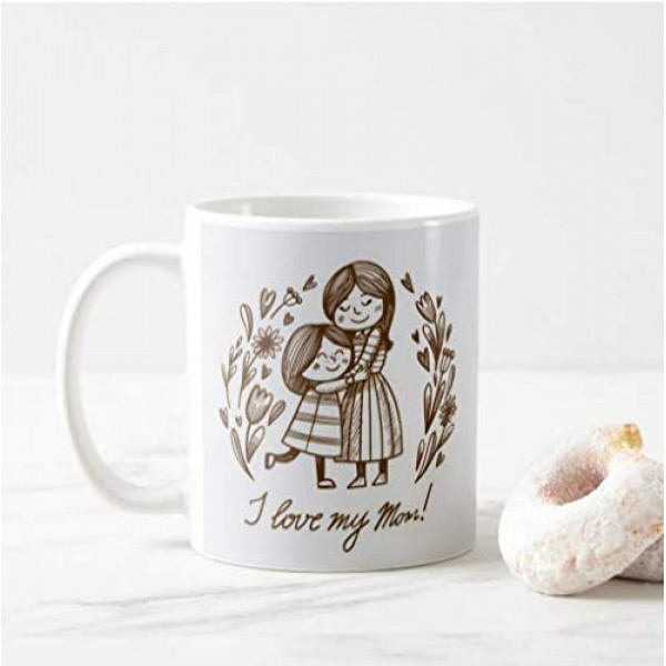  'I Love My Mom ' Coffee Mugs