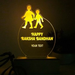 Happy Rakshabandhan Night lamp
