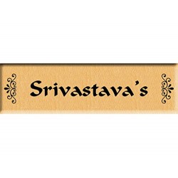Personalized Family Name Plate or Door Sign (9x3)
