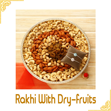 rakhi with dryfruits
